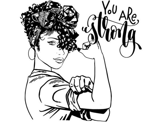 Black Woman Life Quotes Strong Diva Classy Lady Nubian Queen Etsy