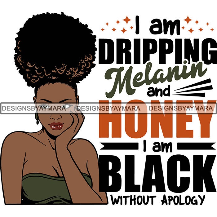 Black Woman Proud Quotes Svg Goddess Queen Melanin Popping Etsy