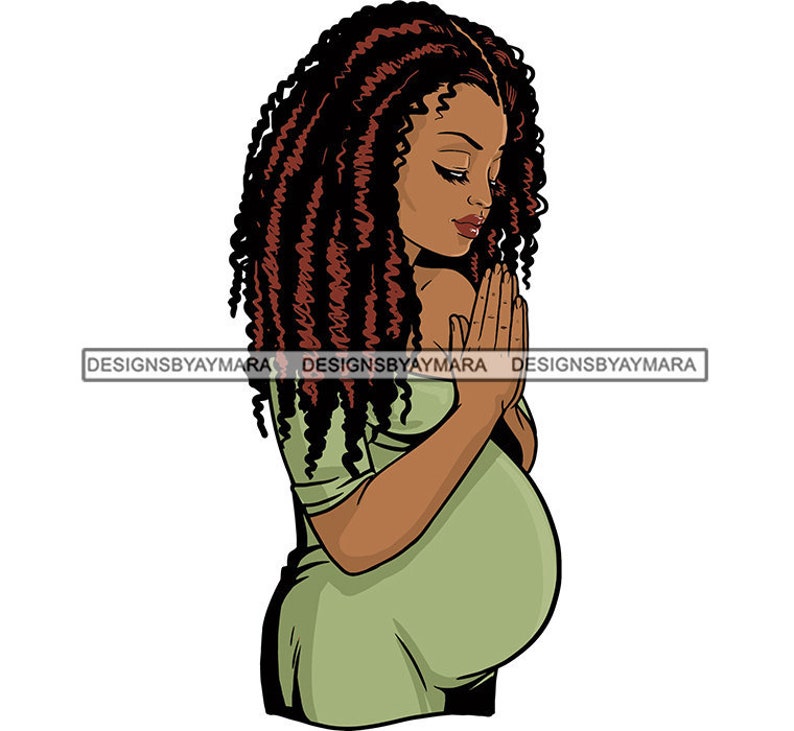 Download Pregnant Woman SVG Praying God With Faith Family Love Lady ...