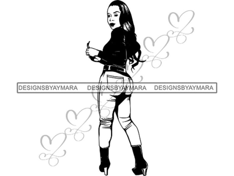 Download Black Woman SVG Diva Classy Lady Nubian Queen Afro ...