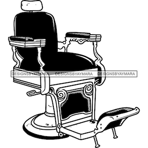Barbershop Stoel Barber Logo Kapper Salon Hipster Shop Kapsel Kapsel Kapsel Stijlvolle Heer SVG PNG Kunst Sublimatie Cut Designs Print