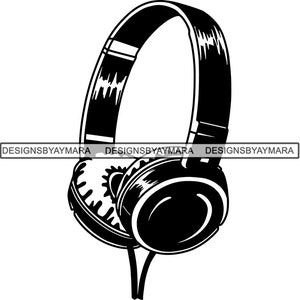 Headphone Earphone Ear Music Red Sound Wireless Bluetooth Headset Headgear Design Song Bluetooth .PNG SVG Clipart Vector Cricut Cut Cutting