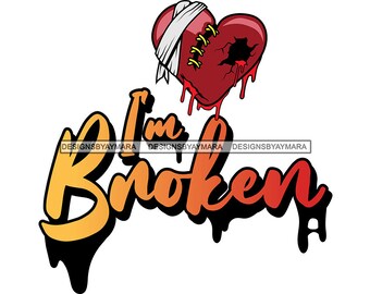 I'm Broken Svg - Etsy