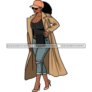 Moda Afro Mulher SVG Rainha Modelo Melanina Diva Elegante Senhora Glamour Feminino Deusa Núbia JPG PNG Clipart Cricut Circuito Corte Corte