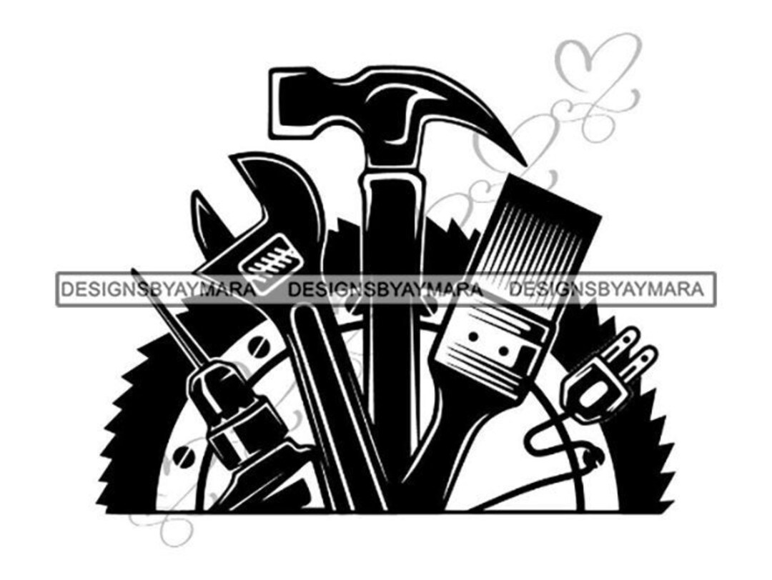 Wrench Hammer Screwdriver Repair Fix Handyman Hardware Tool Work