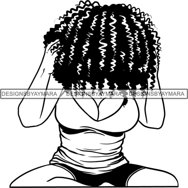 Download Afro Goddess SVG Woman Nubian Queen Fabulous Glamour ...