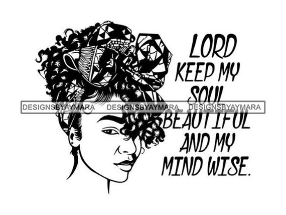 Download Black Woman Turban Head Wrap Lord Quote Diva Classy Lady Etsy