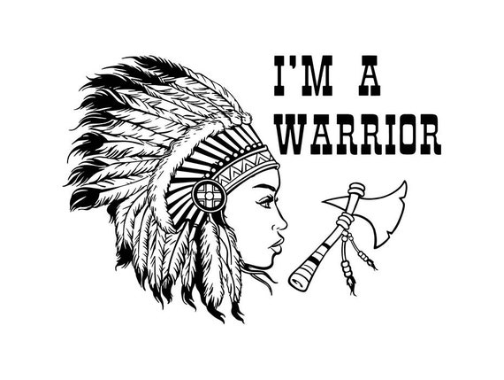 Download Indian Woman Headdress Mascot Native Traditional American ...