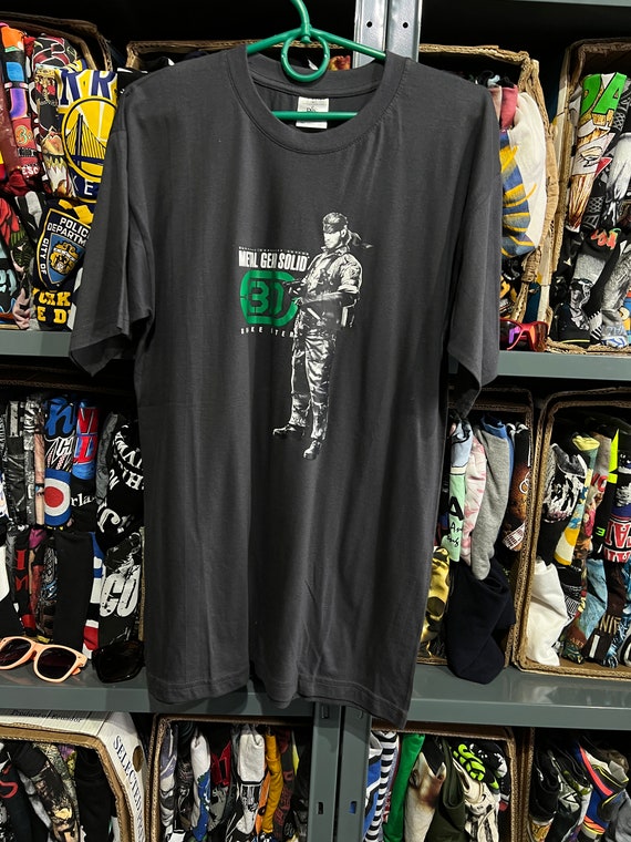 vintage metal gear solid shirt