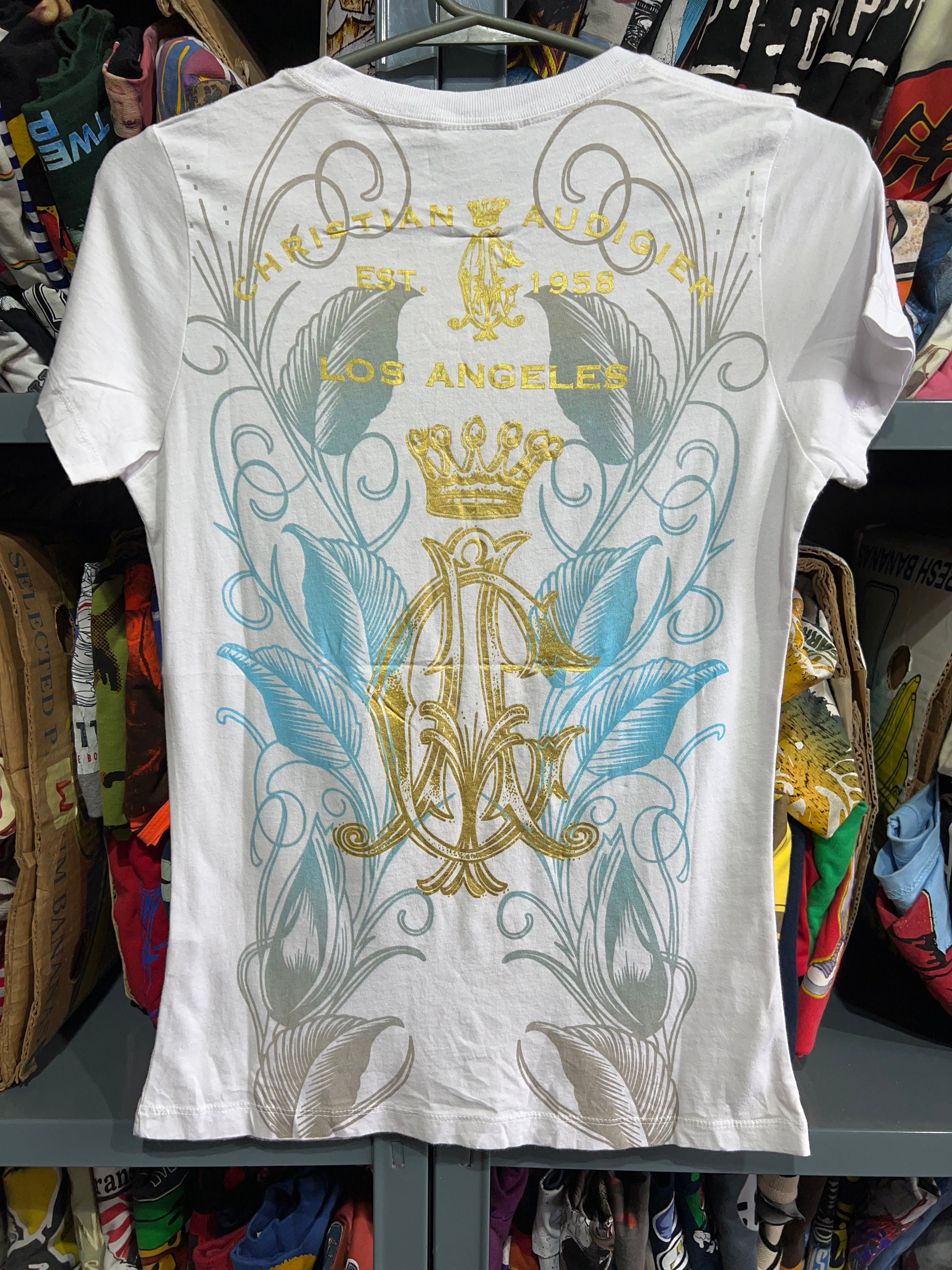 黒タタキSL/朱天黒 christian audigier Tシャツ | www.modusfm.it