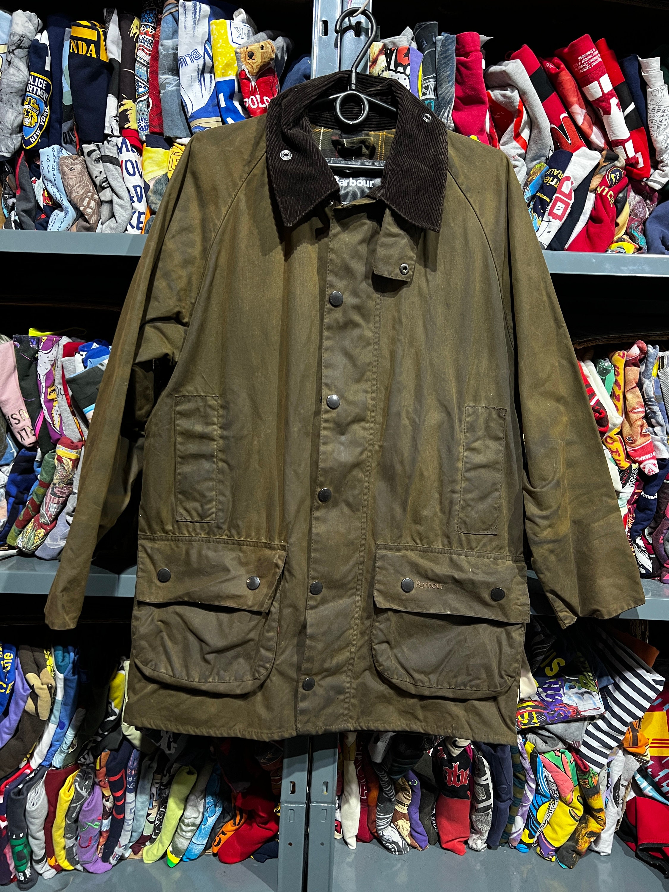 90s00s Barbour international　c36 　バーク着丈-75cm