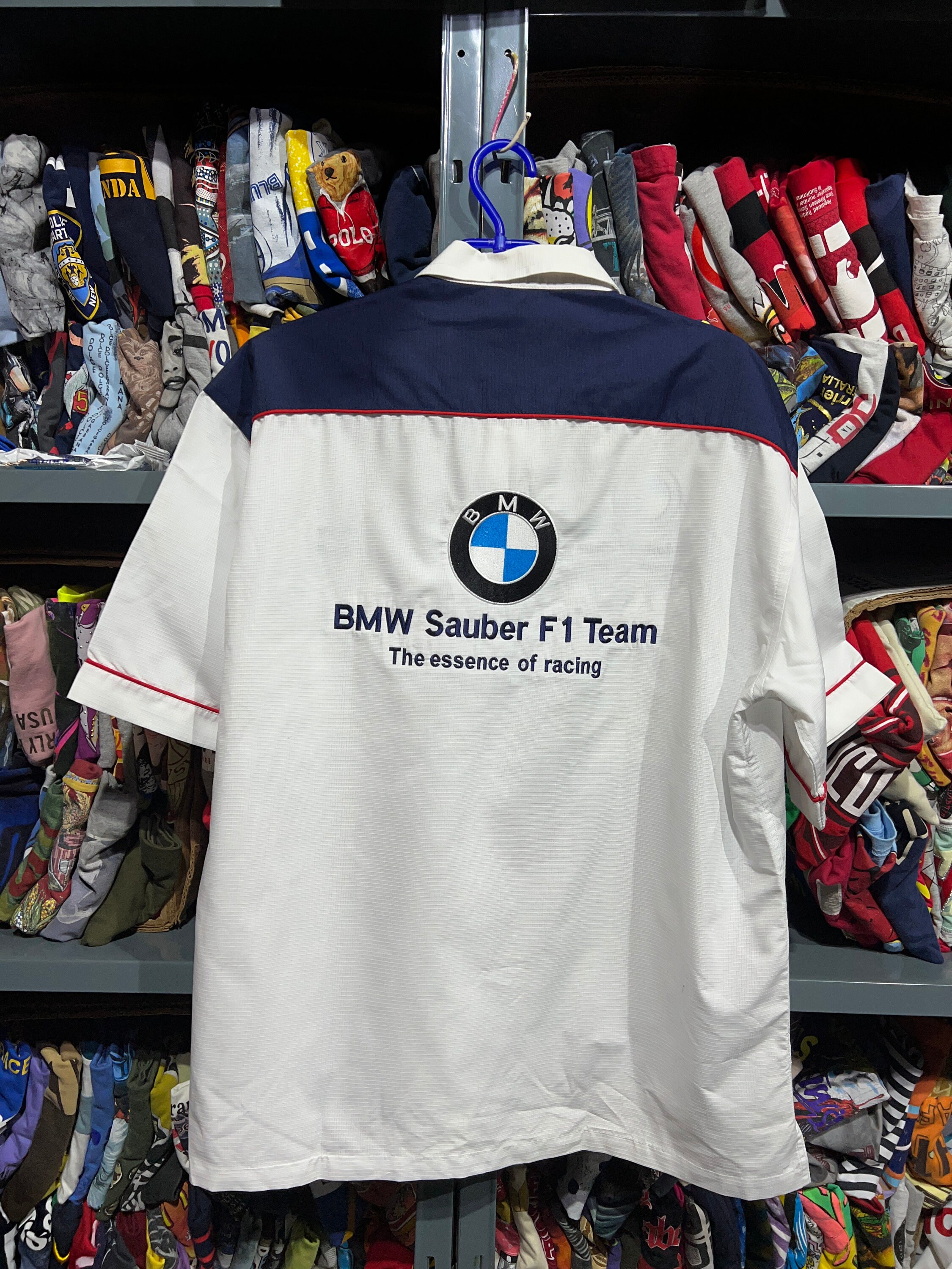 inversión Masculinidad Cayo Camiseta con botones del equipo BMW Racing Sauber F1 talla - Etsy España