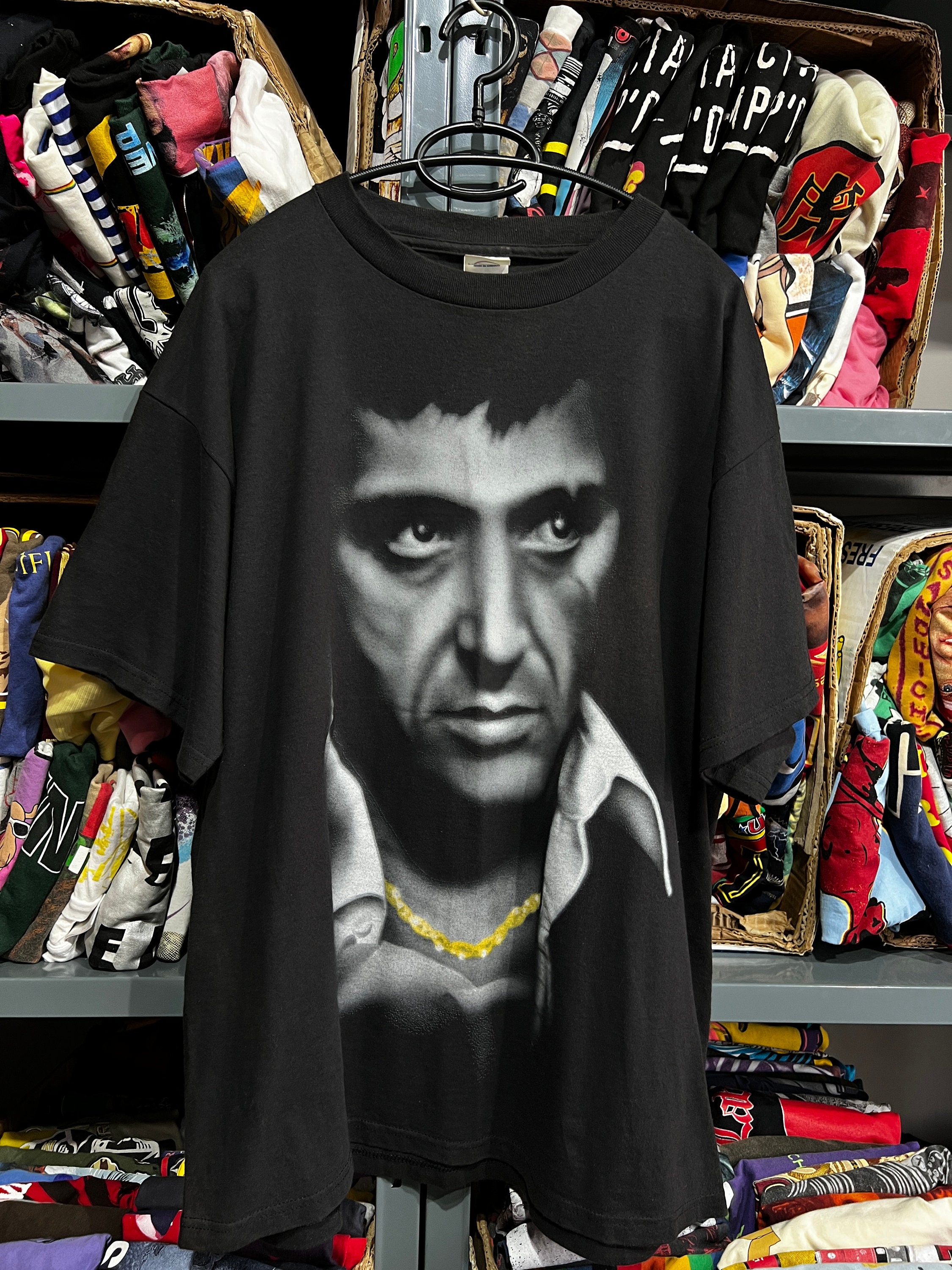 Vintage Scarface Al Pacino Big Face T Shirt Size XL Online in India - Etsy