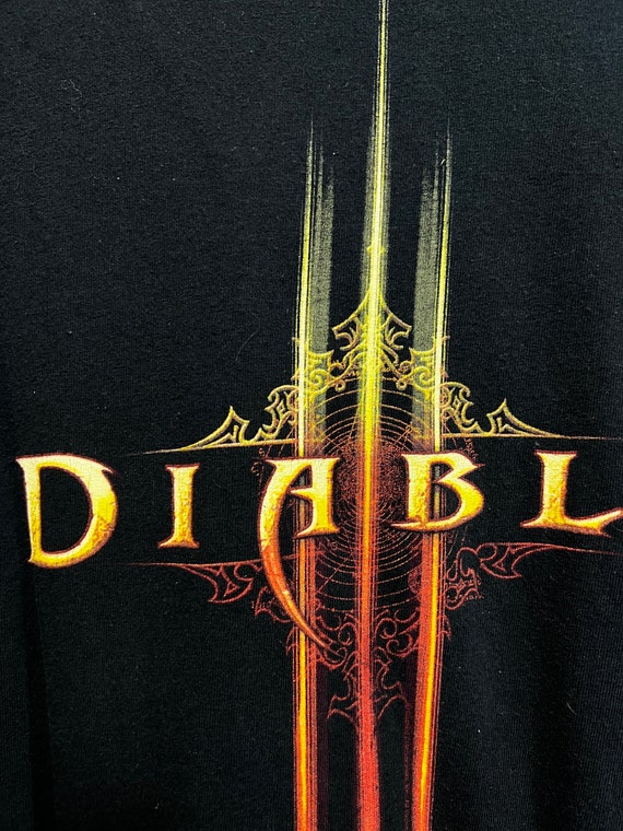 2000’s Diablo 3 Tee RPG Video Game Blizzard Promo TS… Gem
