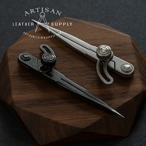 Leathercraft Wing Divider/Leather Compass/Scratch Compass/ Adjustable Edge marking Tool