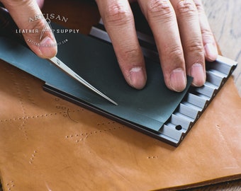 Leathercraft Edge Beveler Sharpening Tool/Jig Works with Most Edge Bevelers