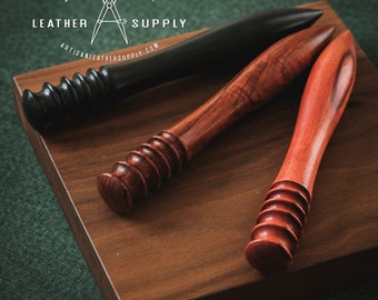 Pulidor/bruñidor de bordes para artesanía en cuero