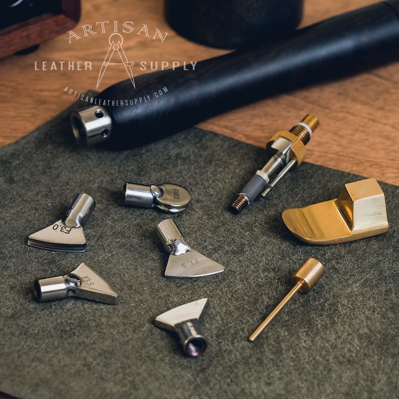 Electric leather creaser iron tips/Leather edge creaser iron Etsy