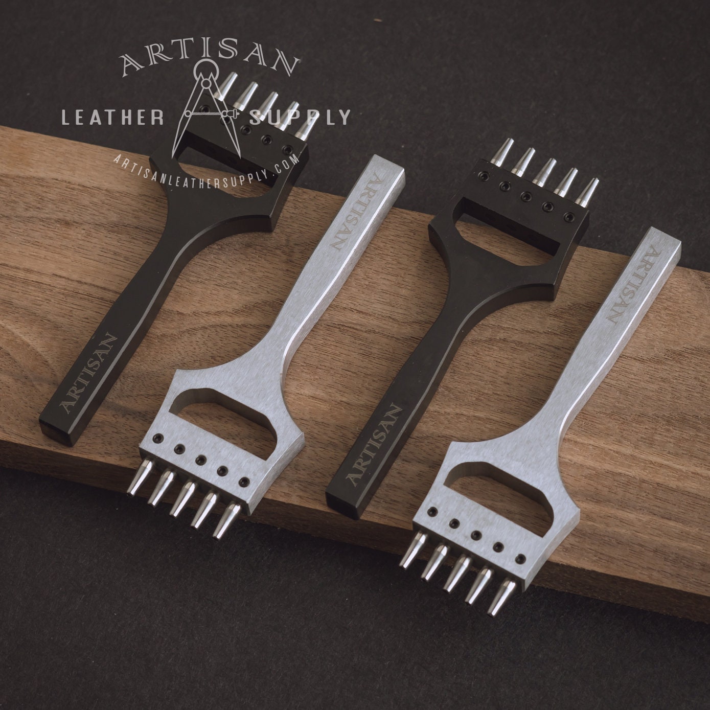 9-teiliges Locheisen Set – Ovale Lochform, 2mm Fl Produktbild-Vorschau 5