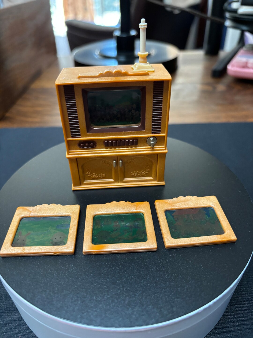 Calico Critter Television With Viewing Plates - Etsy