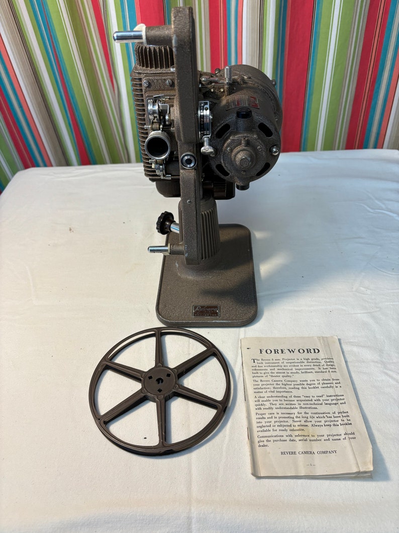 Vintage Revere Model 85 8mm Projector Etsy