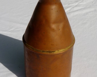 vintage copper canteen, jug, thermos