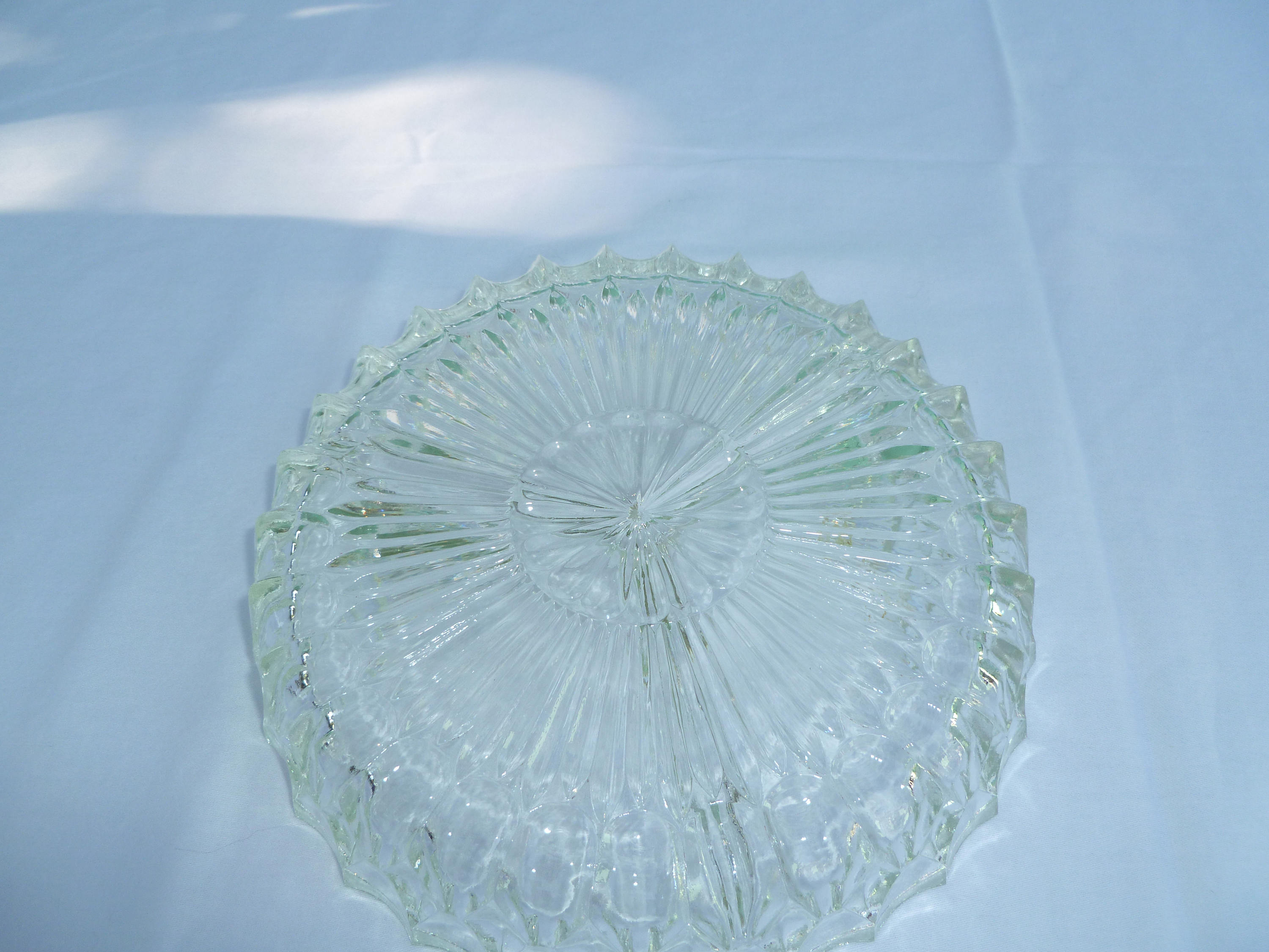 Vintage cut glass pickle or relish serving dish Etsy.de