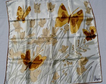 vintage vana scarf with butterflies
