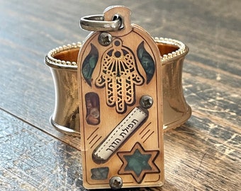 Napkin Ring with Judaica Bling