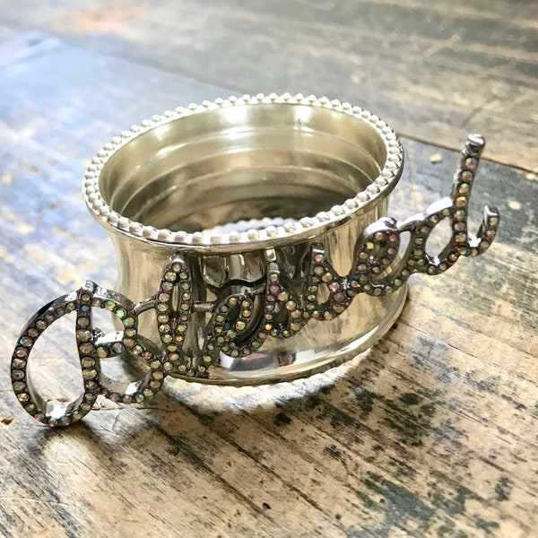 Napkin Ring with Blessed Bling