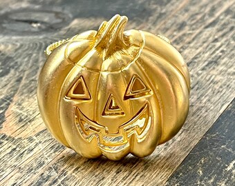 Serviettenring mit Halloween Kürbis Bling