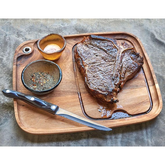 Personalized Steak Plate 16 Monogram Design Options Laser Engraved