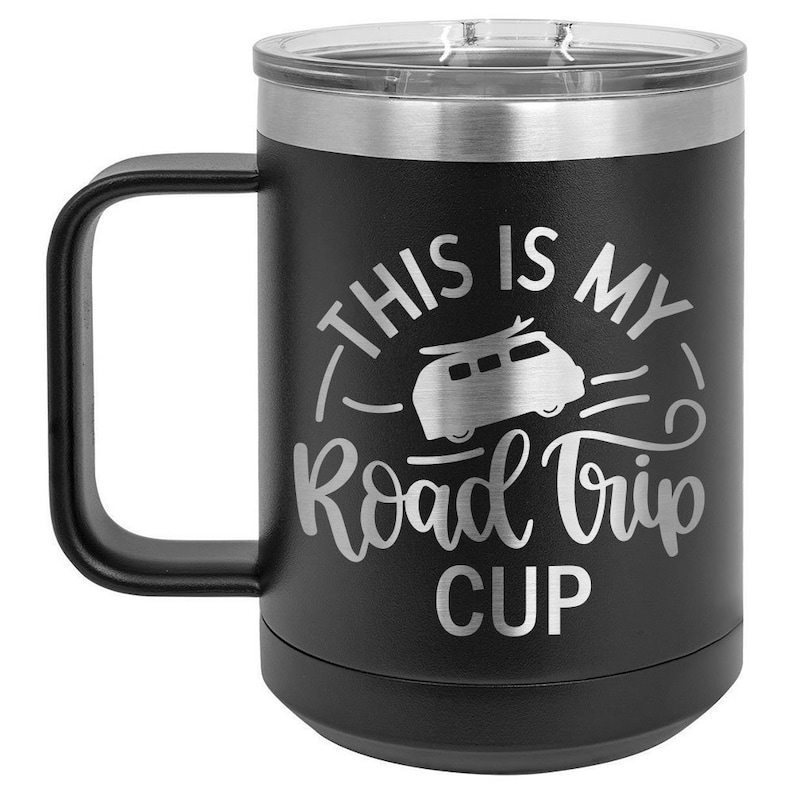 This is My Road Trip Cup Tumbler With Straw Coffee Mug Wine Etsy