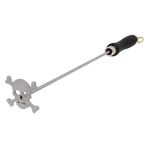 Skull Steak Branding Iron For Steak, Buns, Wood & Leather | Grilling Gift For Guys and Dad | Stainless Steel Steak Brand | OnlyGifts.com image 1