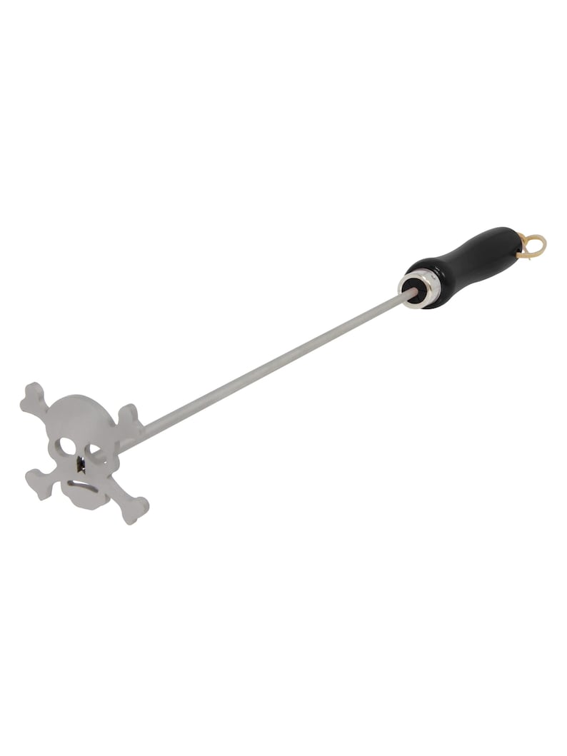 Skull Steak Branding Iron For Steak, Buns, Wood & Leather | Grilling Gift For Guys and Dad | Stainless Steel Steak Brand | OnlyGifts.com image 1