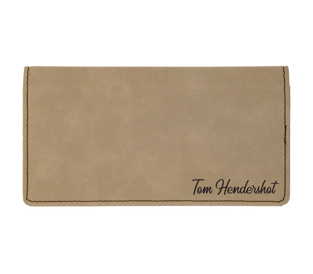 Personalized Checkbook Covers, Checkbook Holder, Check Book Wallet ...