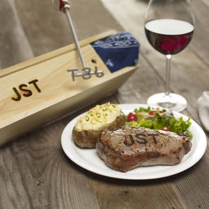 Custom Branding Iron for Wood & Leather – Grill Steak Brander – Personalized Grilling Accessory – BBQ Gift for Men – Father&#39;s Day Present