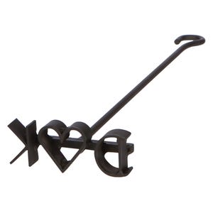 Wedding Branding Iron: Unity Heart, Custom Initials for Steak, Wood & Leather