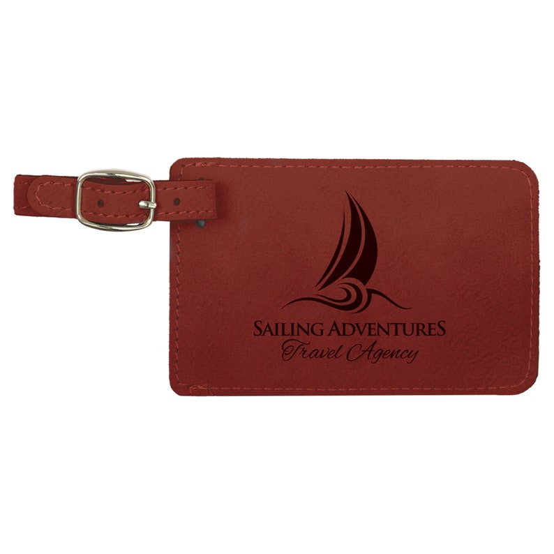 Personalized Luggage Tag Custom Leather Luggage Tag Company Etsy