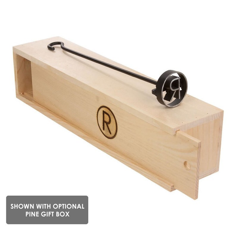 CIRCLE C Branding Iron For Food Steak Brand For Grilling or BBQ Unique Grill Gift For Dad /& Guys OnlyGifts.com Wood and Leather