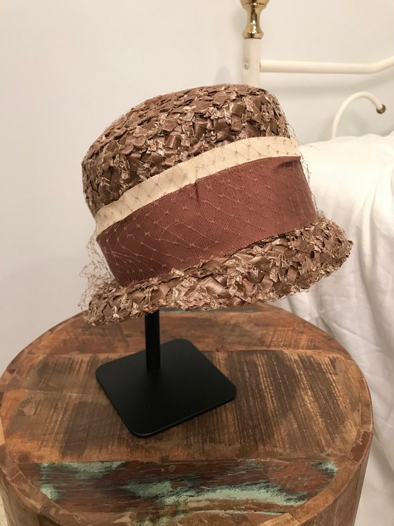 Mauve Pink Vintage 1950's Ladies Hat | Vintage Hat