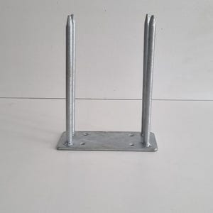 Galvanised Sculpture Support (secret Base) - Etsy