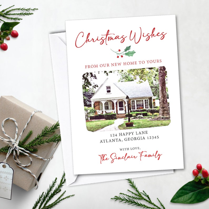 New Home Christmas Cards 
