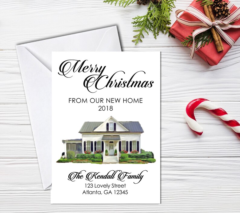 New Home Christmas Cards 