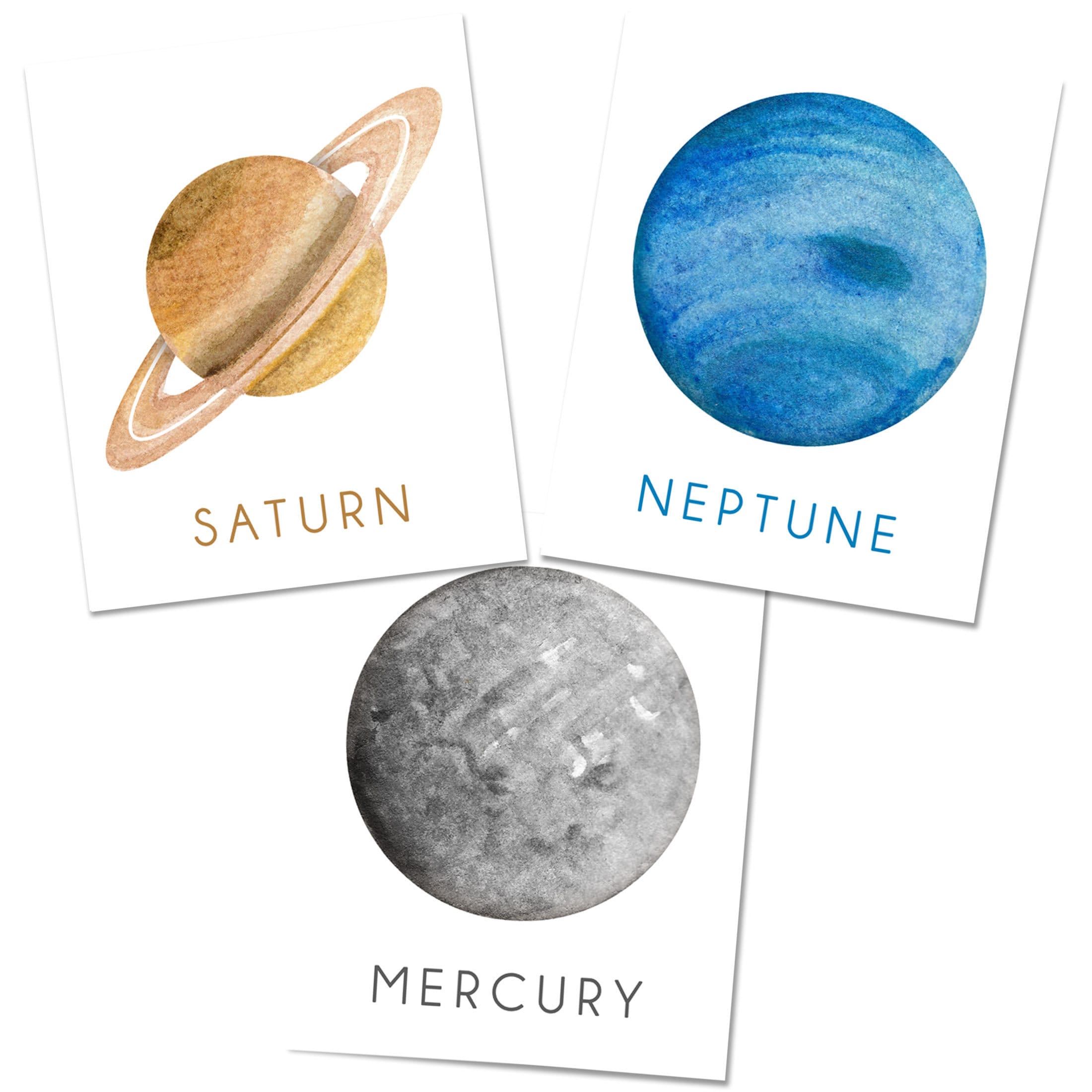 Planet Print Set Planet Printables Solar System Printables Etsy Planet Print Set Planet Printables Solar System Printables Etsy