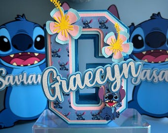3D Stitch Letter | Custom Birthday Party Decoration