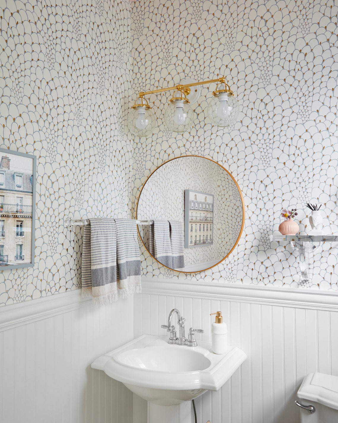 Peacock Gold Wallpaper - Etsy