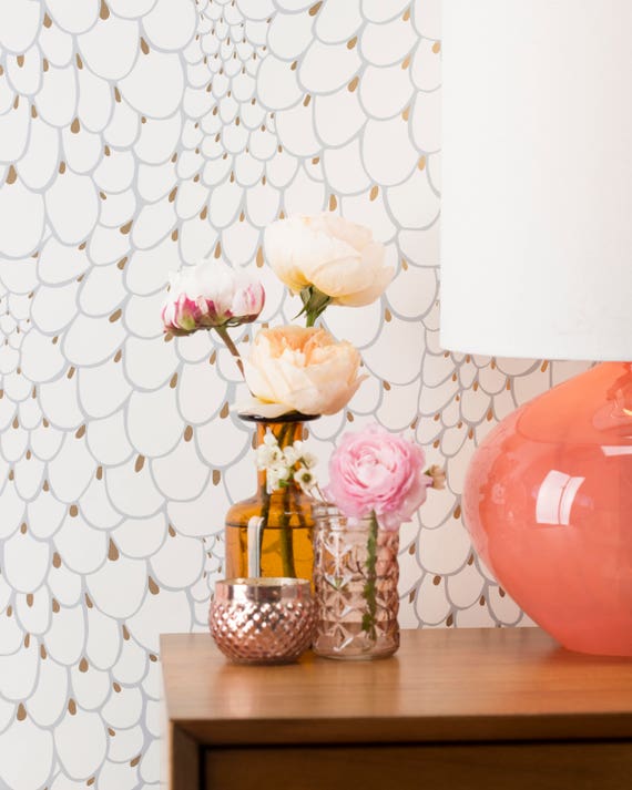 Peacock Gold Wallpaper - Etsy Canada