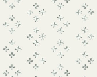 Glimmer Bosco Green Cream Shapes Abstract Wallpaper