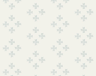 Glimmer Baci Blue Cream Shapes Abstract Wallpaper